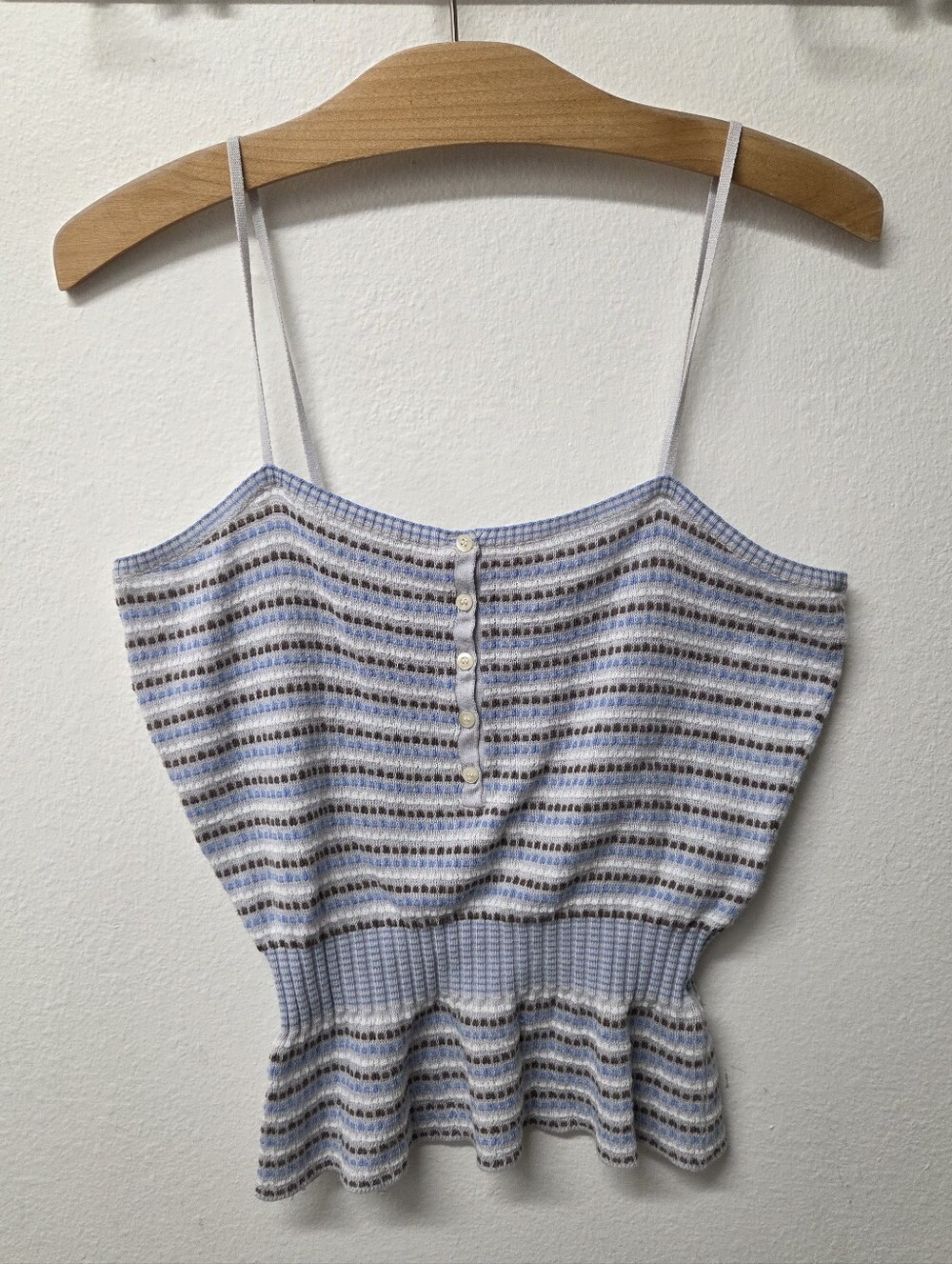J Crew Striped Knit Tank Top